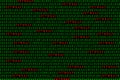 The Petya and binary code. the Petya and ransomware concept Secu