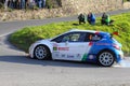 Peugeot 208 Competitive engaged during the 64th rally of Sanremo