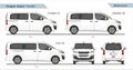 Peugeot Expert Traveller Van L1, L2, L3 2016-present Royalty Free Stock Photo