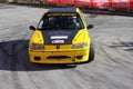 A Peugeot 106 race car involved in the race Royalty Free Stock Photo