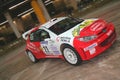 The Peugeot 206 wrc race car Royalty Free Stock Photo