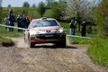 Peugeot WRC racing Royalty Free Stock Photo