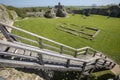 Pevensey Castle in East Sussex Royalty Free Stock Photo