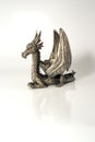 Pewter Chinese Dragon Royalty Free Stock Photo
