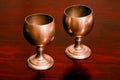 Pewter Goblets Royalty Free Stock Photo