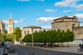 The Pey-Berland Tower and the National School of Magistracy in Bordeaux, France