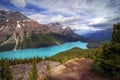 Peyto Lake Royalty Free Stock Photo