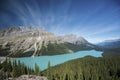 Peyto Lake, Banff National Park, Alberta, Canada Royalty Free Stock Photo