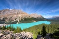 Peyto Lake, Banff National Park, Alberta, Canada Royalty Free Stock Photo