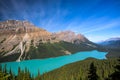 Peyto Lake, Banff National Park, Alberta, Canada Royalty Free Stock Photo