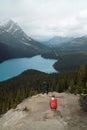 Peyto Lake, Banff National Park, Alberta, Canada. Royalty Free Stock Photo