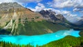 Peyto Lake, Banff National Park, Canada Royalty Free Stock Photo