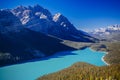 Peyto Lake, Banff National Park, Rocky Mountains, Alberta, Canad Royalty Free Stock Photo