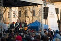 Concert for murdered investigative reporter Jan Kuciak and his fiancÃÂ©e Martina Kusnirova in Pezinok, Slovakia on Apr. 3, 2018