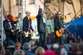 Concert for murdered investigative reporter Jan Kuciak and his fiancÃÂ©e Martina Kusnirova in Pezinok, Slovakia on Apr. 3, 2018