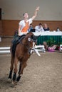 International Vaulting competition in Pezinok, Slovakia on June Royalty Free Stock Photo