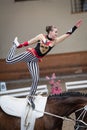 International Vaulting competition in Pezinok, Slovakia on June Royalty Free Stock Photo