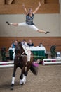 International Vaulting competition in Pezinok, Slovakia on June Royalty Free Stock Photo