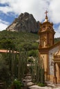 PeÃÂ±a de Bernal, monolith, Mexico Royalty Free Stock Photo