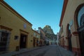 PEÃâA DE BERNAL- is a monolith in the Queretaro state of Mexico Royalty Free Stock Photo