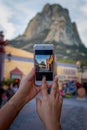 PeÃÂ±a de Bernal in Queretaro Mexico. The third largest monolith in the world