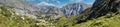 PeÃÂ±as de Bejes, municipality of Cantabria, Picos de Europa, Spain,aerial view from the mountain top Royalty Free Stock Photo