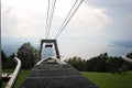 Pfanderbahn Cable car in Bregez, Austria Royalty Free Stock Photo