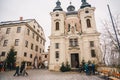 Pfarramt Christkindl Cathloic Church in Steyr Austria near the C Royalty Free Stock Photo