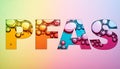 PFAS Chemical Compound Letters Made From Bubbles. Generative AI Royalty Free Stock Photo