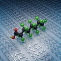 PFAS - Per- and poly-fluoroalkyl substances - 3D molecule conformer.