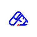 PFI letter logo creative design with vector graphic, PFI