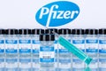 Pfizer Coronavirus Vaccine Corona Virus COVID-19 Covid syringe vaccines