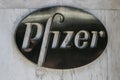 Pfizer logo Royalty Free Stock Photo