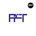 PFT Logo Letter Monogram Design Royalty Free Stock Photo