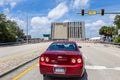 PGA Boulevard Draw Bridge on the Intracoastal Waterway opens to allow large boats and tall mast catamaran sailboats through