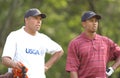PGA Golf Superstar Tiger Woods and Caddie Steve Williams Royalty Free Stock Photo