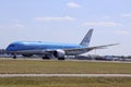 PH-BHO KLM Royal Dutch Airlines Boeing 787-9 Dreamliner departing from Amsterdam Schiphol Airport at Polderbaan