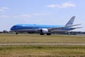 PH-BHO KLM Royal Dutch Airlines Boeing 787-9 Dreamliner departing from Amsterdam Schiphol Airport at Polderbaan