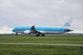 PH-BHO KLM Royal Dutch Airlines Boeing 787-9 Dreamliner is departing from Polderbaan 18R - 36L on Amsterdam schiphol airport in