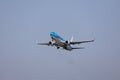 PH-BXF KLM Royal Dutch Airlines Boeing 737-8K2(WL) departing from Amsterdam Schiphol Airport at Aalsmeerbaan