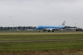 PH-EXI KLM Cityhopper Embraer ERJ Airport is departing from Polderbaan 18R-36L of Schiphol Amsterdam Airport