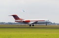 PH-KBZ - Fokker 70 of dutch government landing on the buitenveldert lane on schiphol amsterdam airport in the Netherlands