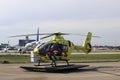 PH-LLN Eurocopter EC135 P3H lifeliner 2 for medical assistance is landing at Rotterdam The Hague