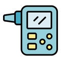 Ph meter icon vector flat