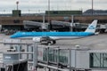 PH-NXD KLM Embraer E195-E2 jet in Zurich in Switzerland