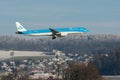 PH-NXE KLM Embraer E195-E2 jet in Zurich in Switzerland