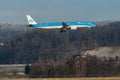 PH-NXE KLM Embraer E195-E2 jet in Zurich in Switzerland