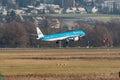 PH-NXE KLM Embraer E195-E2 jet in Zurich in Switzerland