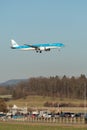 PH-NXS KLM Embraer E195-E2 jet in Zurich in Switzerland