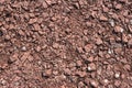 Ph texture, gravel, crushed stone red tint with white sprinkles Royalty Free Stock Photo